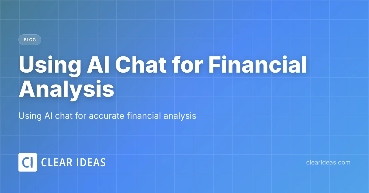 Using AI Chat for Financial Analysis
