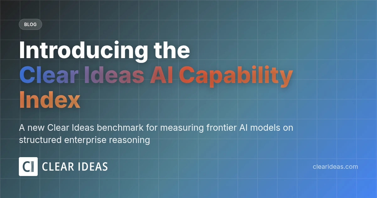 Introducing the Clear Ideas AI Capability Index